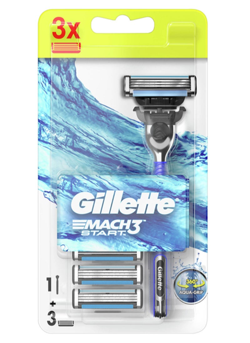 Gillette Gillette Mach3 Start razor + spare head 2 pieces for men  - Image 1