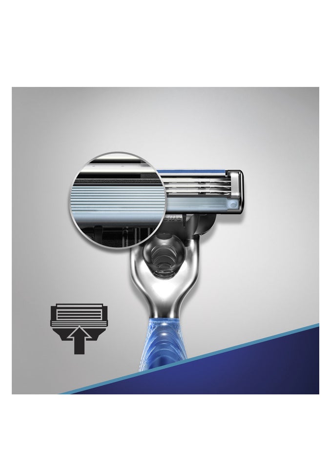 Gillette Gillette Mach3 Start razor + spare head 2 pieces for men  - Image 4