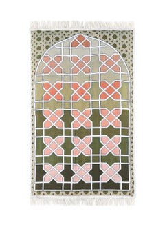 MANASEK Prayer mat padded from Manasek a popular local brand – prayer mat lined with 100% polyester with 3D embroidery with bag - Luxurious and elegant design suitable for gifting - 70X120  - Image 1