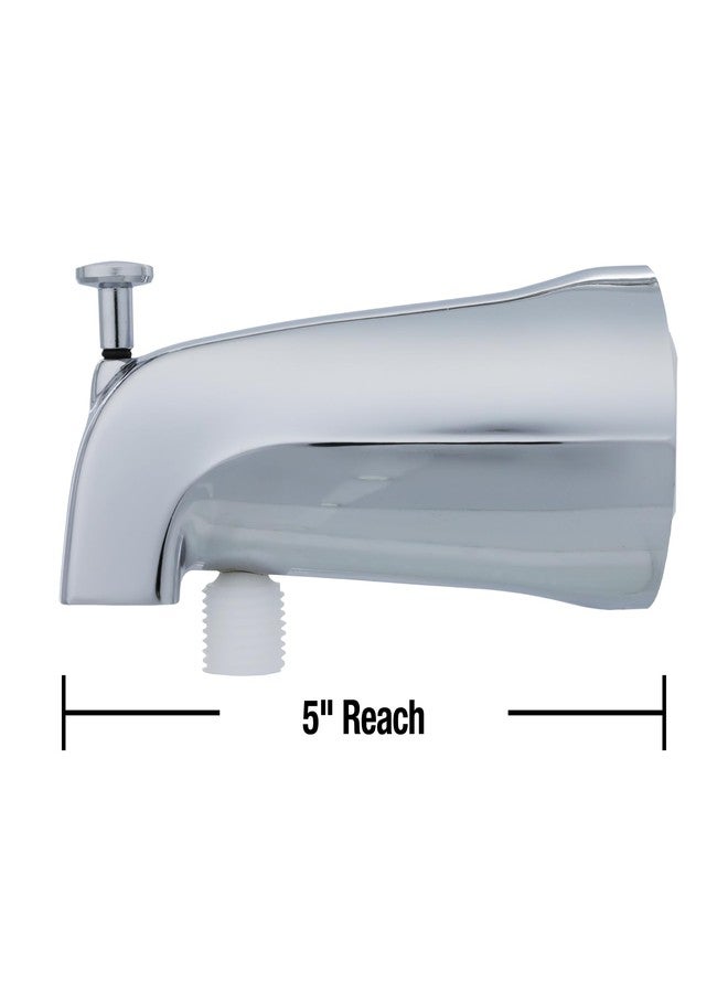DANCO Diverter in Chrome 89266 Universal Tub Spout with Handheld Shower Fitting, Pack of 1 - Image 5