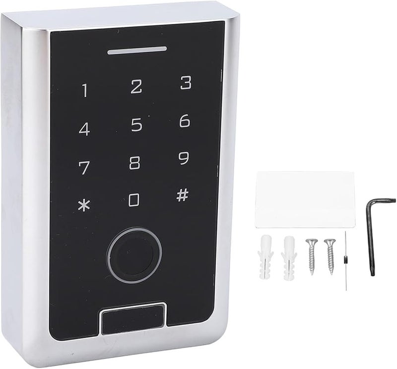 Astibym Waterproof Fingerprint Access Control Keypad Touch Panel for Home Garage Office Outdoor - Image 2