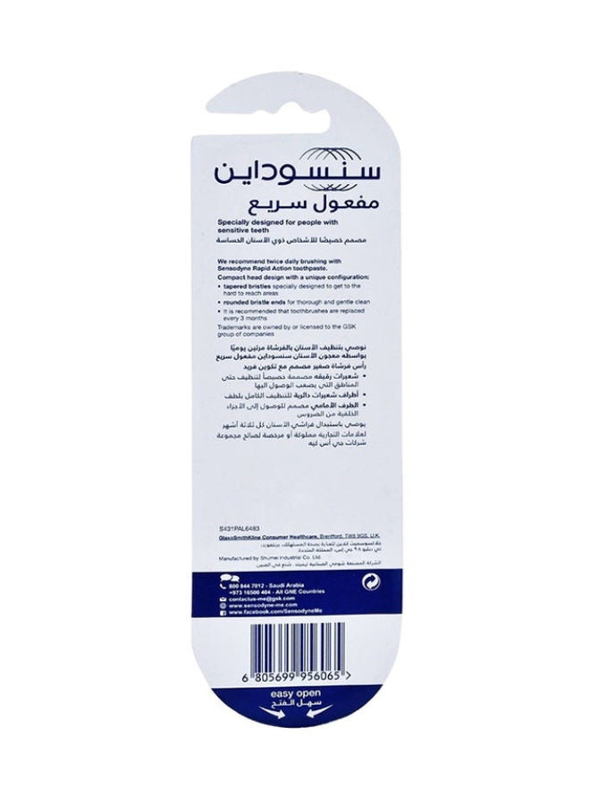 Sensodyne Rapid Action Soft Toothbrush (11 Free) - Image 1