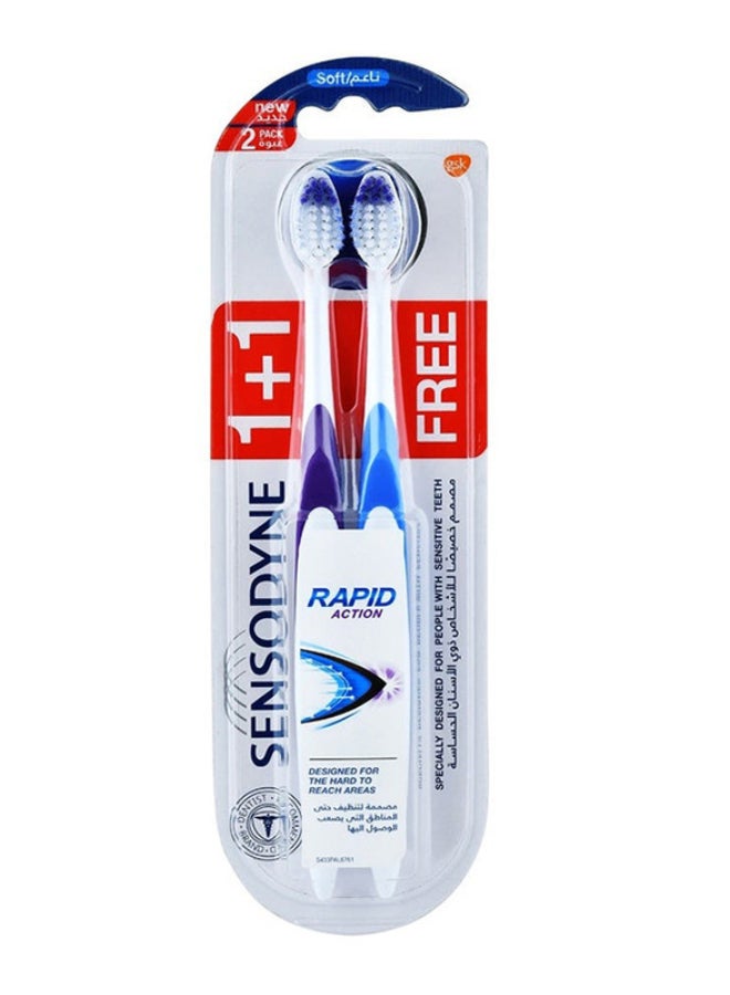 Sensodyne Rapid Action Soft Toothbrush (11 Free) - Image 2