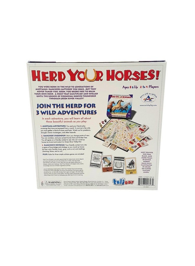 TaliCor Herd Your Horses Game - Experience the Thrill of a Wild Horse Round-Up for 2-4 Players, Ages 8+ - Image 4