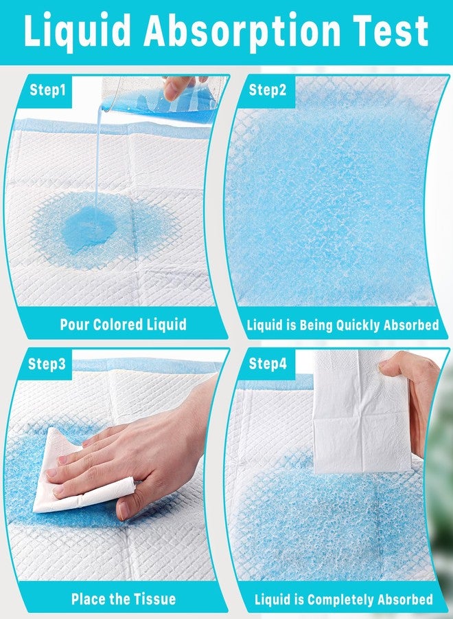 Erinnmy 100 Pack Disposable Changing Pad,High Absorbent Diaper Changing Pads,Waterproof Leak Proof Baby Disposable Underpads,Breathable Incontinence Changing Pad for Adult Child Baby Pets,13X18inch - Image 4