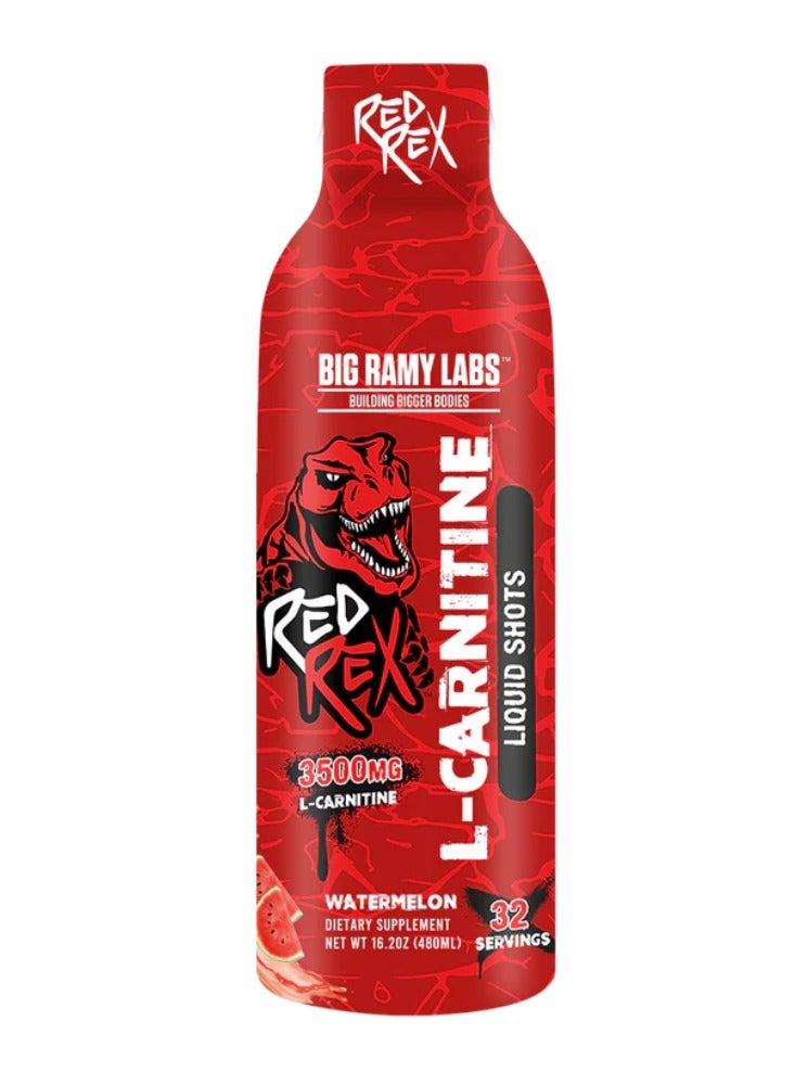 ريد ريكس إل-كارنيتين سائل ٣٥٠٠ ملغ - بنكهة البطيخ، مكمل غذائي لدعم الطاقة والقدرة على التحمل، لياقة بدنية وتدريب