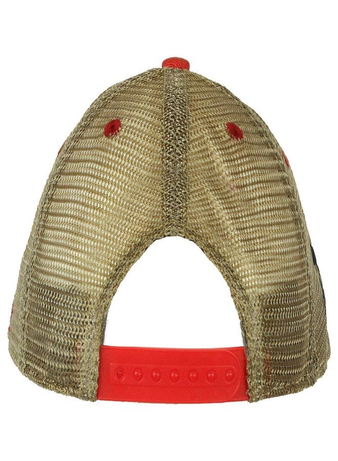 7.62 Design USMC Arched Vintage Trucker Hat Scarlet - Image 5