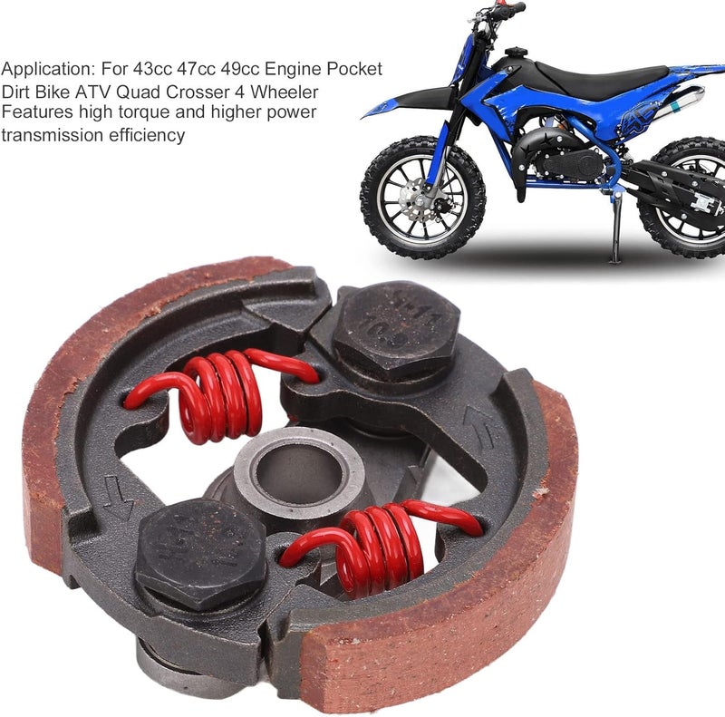 Clutch Pad 75mm OD, Heavy Duty Dirt Bike Replacement for 43cc 47cc 49cc 2 Stroke Engine - High Torque Performance, Durable Metal Alloy and Ceramic, Enhanced Riding Experience - Image 5