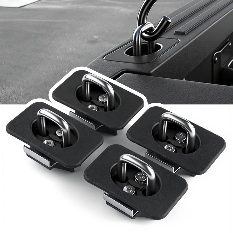 RVgolf 4PCS Tie Down Anchors fit for 2015-2025 2026 Ford F-150 2017-2025 2026 Ford F250 F350 Super Duty&Ford Raptor Truck Bed Tie Downs for Car Replacement for Tie Downs Automotive Accessories - Image 1