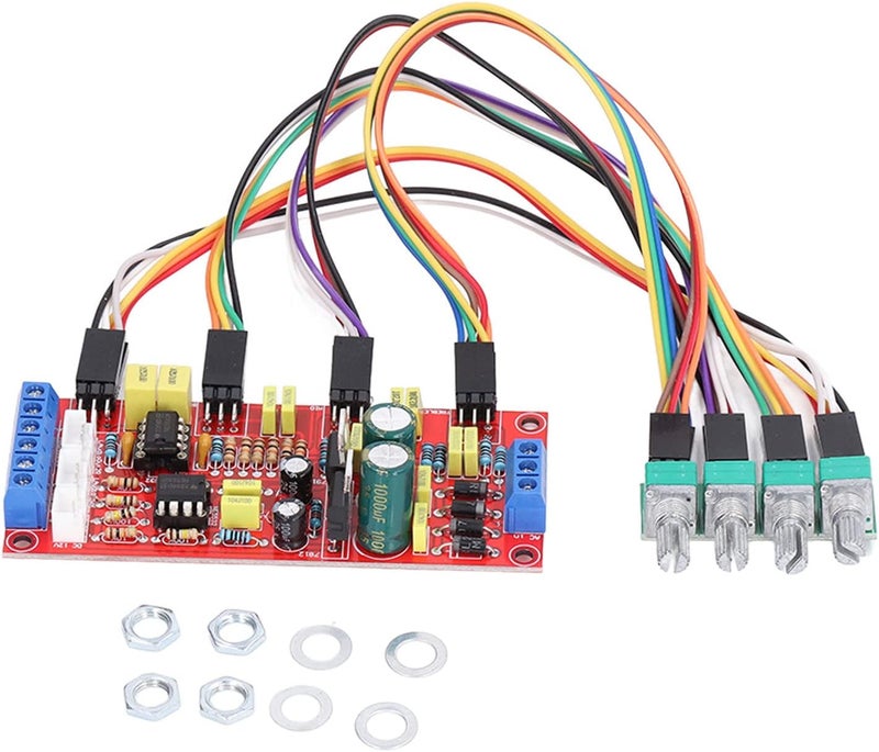 NE5532 Preamplifier Board Dual Op Amp Volume Control Module with Treble Midrange Bass Adjustment for Audio Amplifier DIY Projects and Sound Systems - Image 1