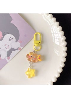 Shimmering Star Cloud Keychain for Girls Moon Clouds Stars-Keychain