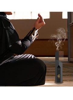 Juud Juud 2 in 1 Rechargeable Portable Electric Incense Burner with Hair Comb Diffuser-USB Arabian Oud Bakhoor Burner for Home,Car and Personal Use Multipurpose Aromatherapy-Ideal for Men,Women  - Image 3