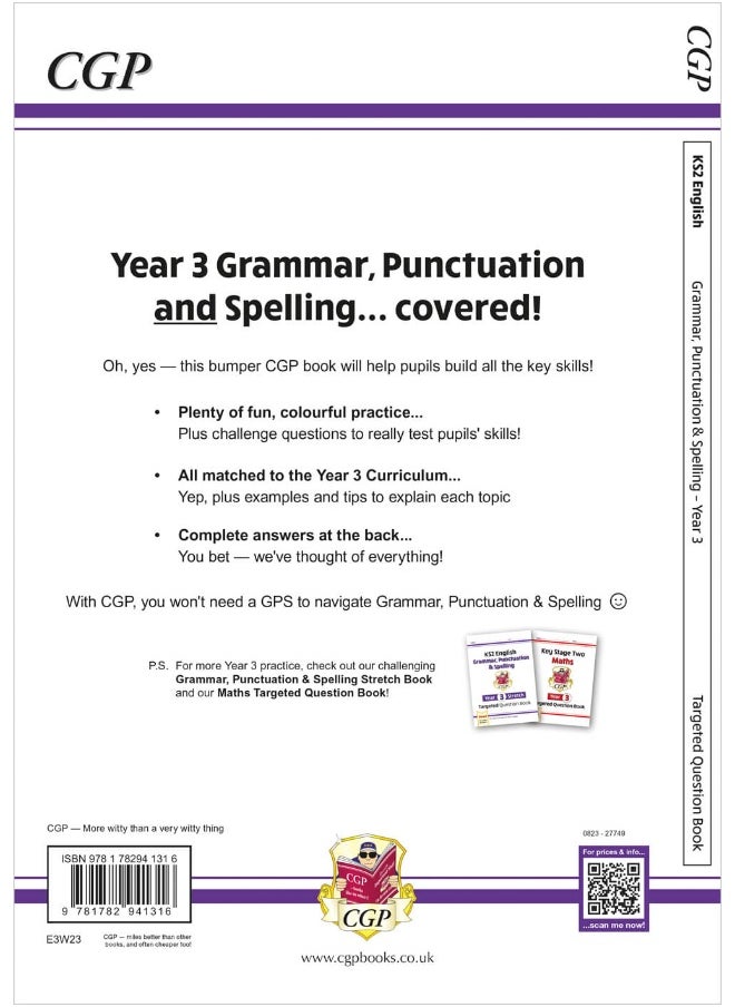 KS2 English Year 3 Grammar, Punctuation & Spelling Targeted Question Book (with Answers)