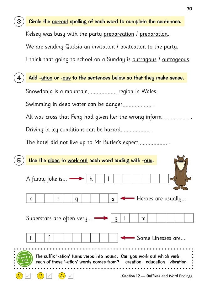 KS2 English Year 3 Grammar, Punctuation & Spelling Targeted Question Book (with Answers)
