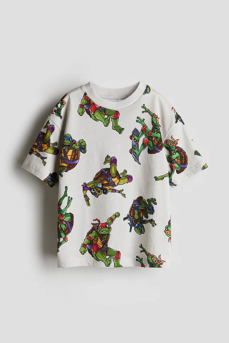 H&M Printed oversized T-shirt