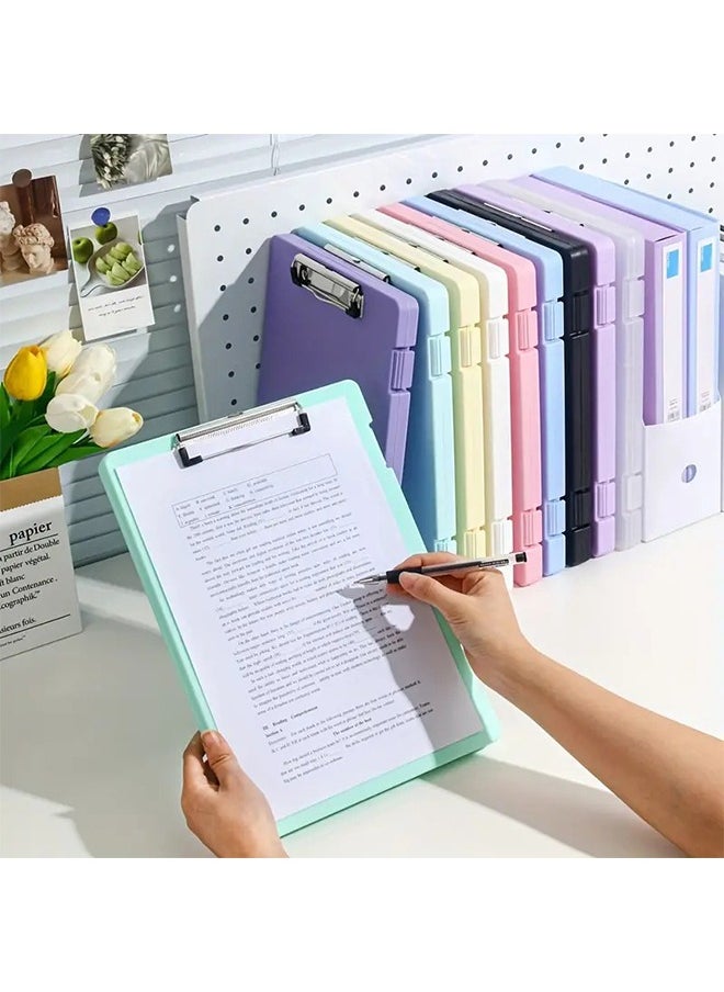 Generic - A4 File Folder Storage Box Plate Clip Student Special Test Paper Storage,Also for Office - Image 1