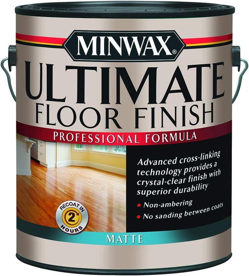 Minwax Ultimate Floor Finish, One Gallon, Clear Matte - Image 1