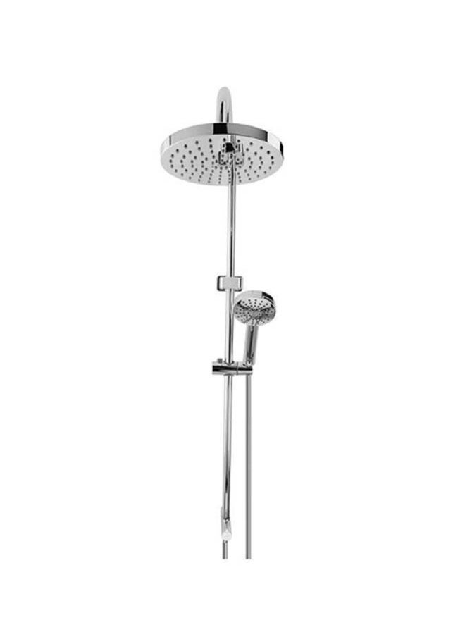 shower handle faucet Chrome Wall Mounted Bath Shower Set 5 systems 3240 torino