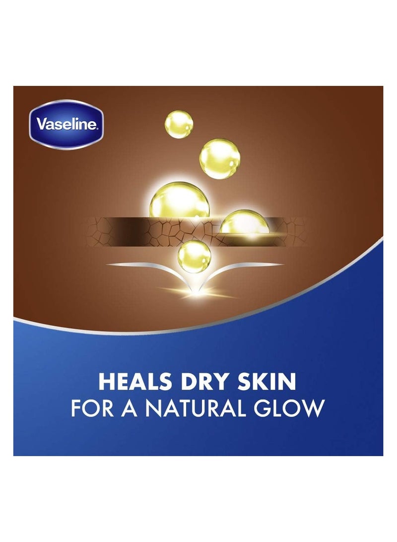 فازلين لوشن فازلين للعناية المركزة بالكاكاو مصنوع من زبدة الكاكاو النقية بنسبة 100% للحصول على توهج طبيعي - Image 3