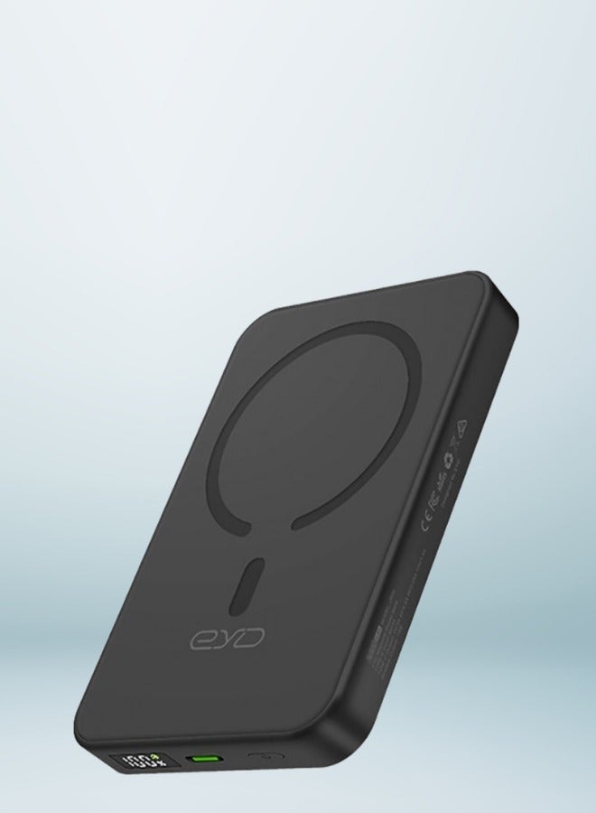 Aolon Magnetic Wireless Charging Mini Power Bank 10000 mAh Black - Image 3