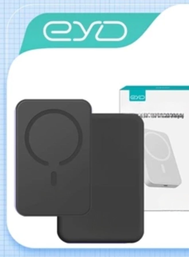 Aolon Magnetic Wireless Charging Mini Power Bank 10000 mAh Black - Image 5