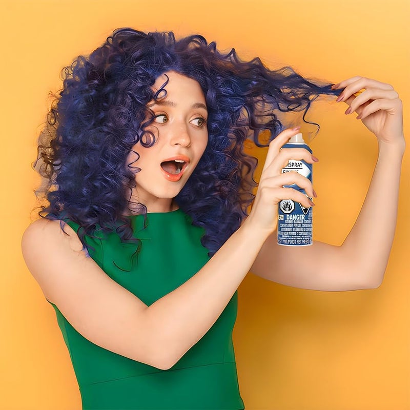 amscan Colour Hair Spray 90ml - Temporary Blue Hair Color Spray - Image 3