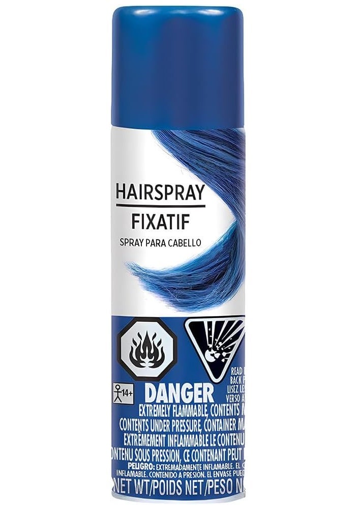 amscan Colour Hair Spray 90ml - Temporary Blue Hair Color Spray - Image 1