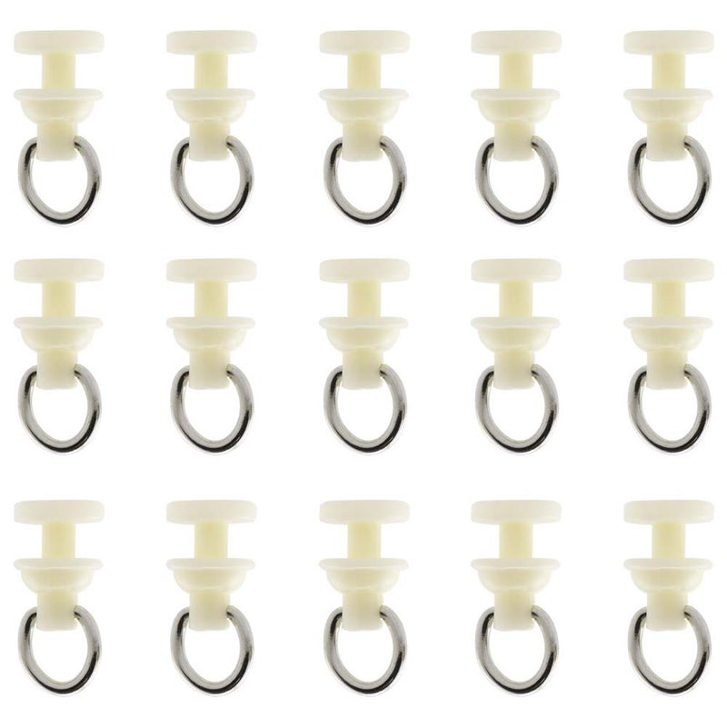 WHYHKJ WHYHKJ 50pcs Curtain Track Glider Rail Curtain Hook Rollers Window Shower Curtain Tracks Accessories 