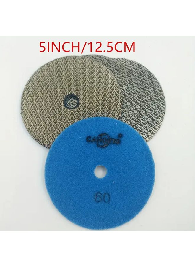 1 قطعة وسادة تلميع ماسية مطلية بالكهرباء حبيبات 100 للرخام الجرانيت الخرسانة المعدن - Image 2