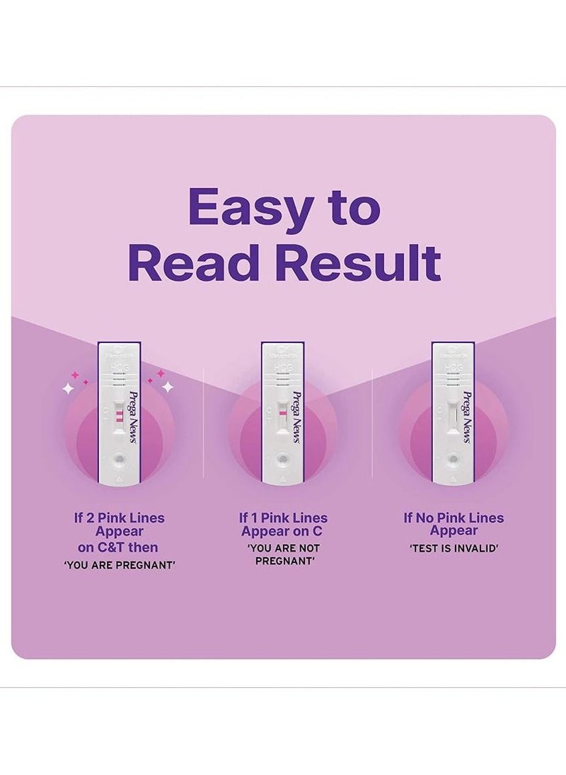 Mankind - Prega News One Step Urine HCG Pregnancy Test Kit Device 6Pack - Image 1