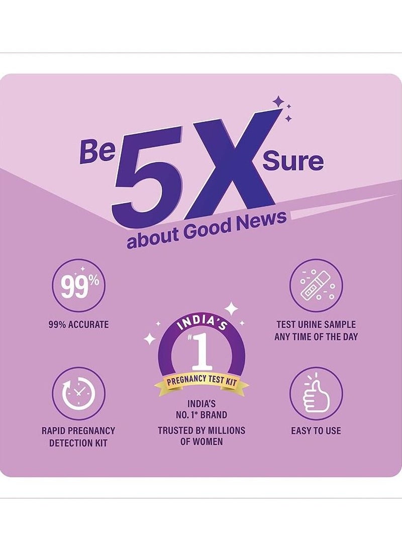Mankind - Prega News One Step Urine HCG Pregnancy Test Kit Device 6Pack - Image 1
