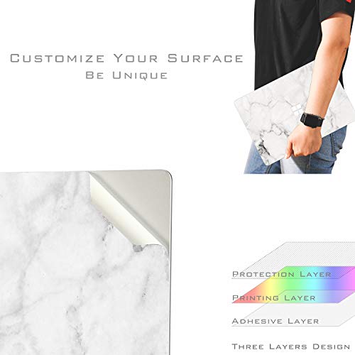 Digi-Tatoo Ultra Thin Protective Cover Skin Decal Sticker for Microsoft Surface Laptop 5 (2022 Release) 13.5", Easy Apply, Anti-Scratch, Residue Free Vinyl Skin [Fresh Marble] - Image 5