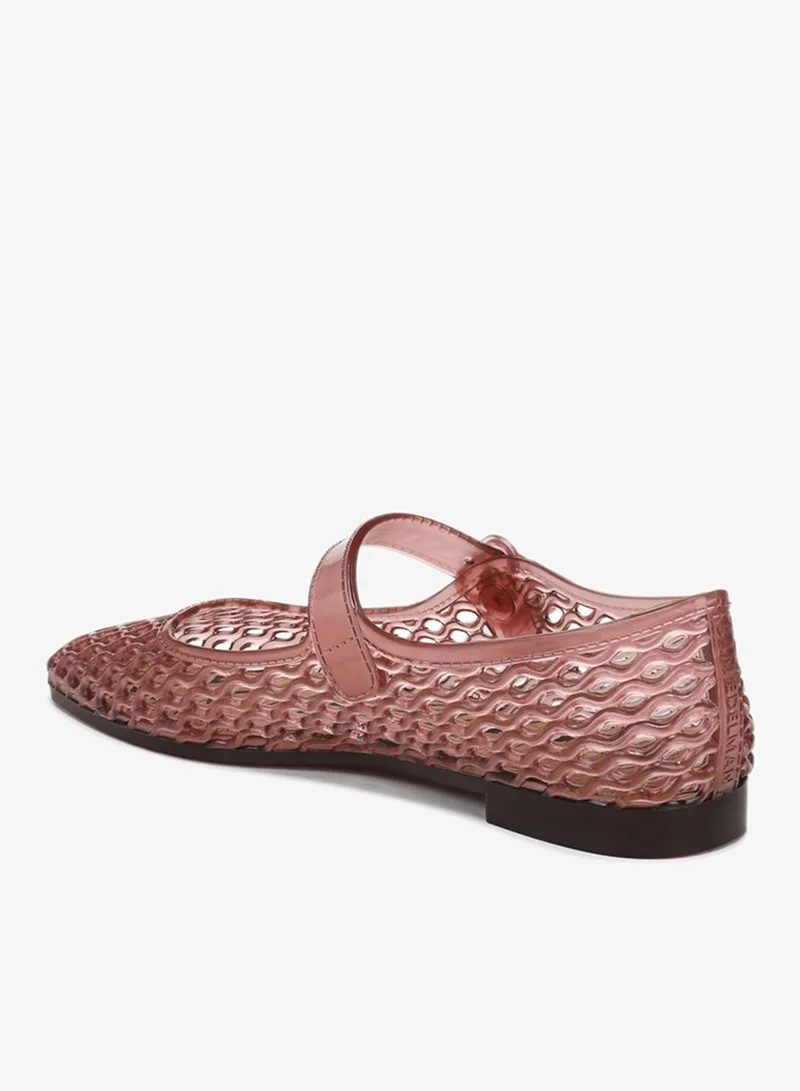 Sam Edelman PINK Michaela Jelly Mary Jane Flat for Women | Best Price UAE