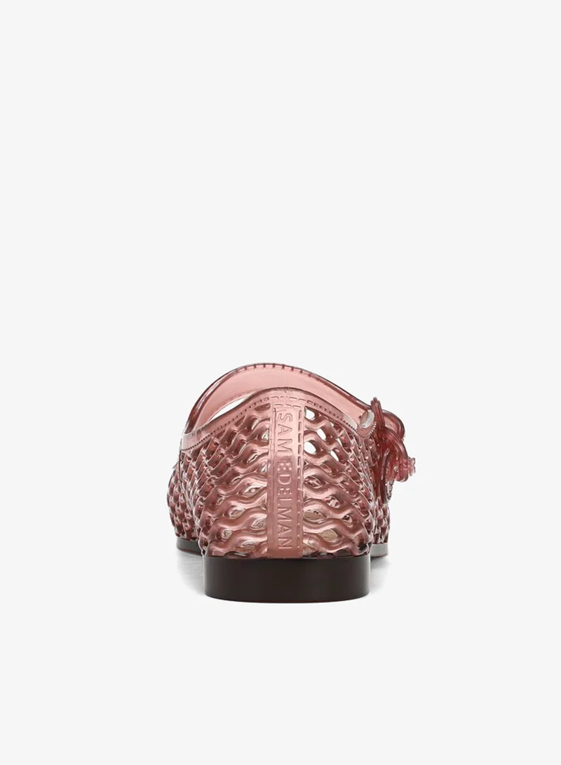 Sam Edelman PINK Michaela Jelly Mary Jane Flat for Women | Best Price UAE