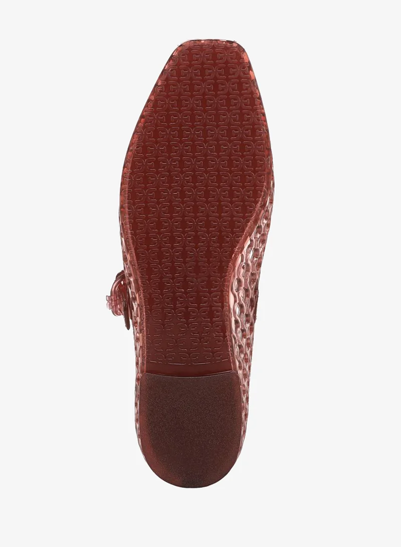 Sam Edelman PINK Michaela Jelly Mary Jane Flat for Women | Best Price UAE