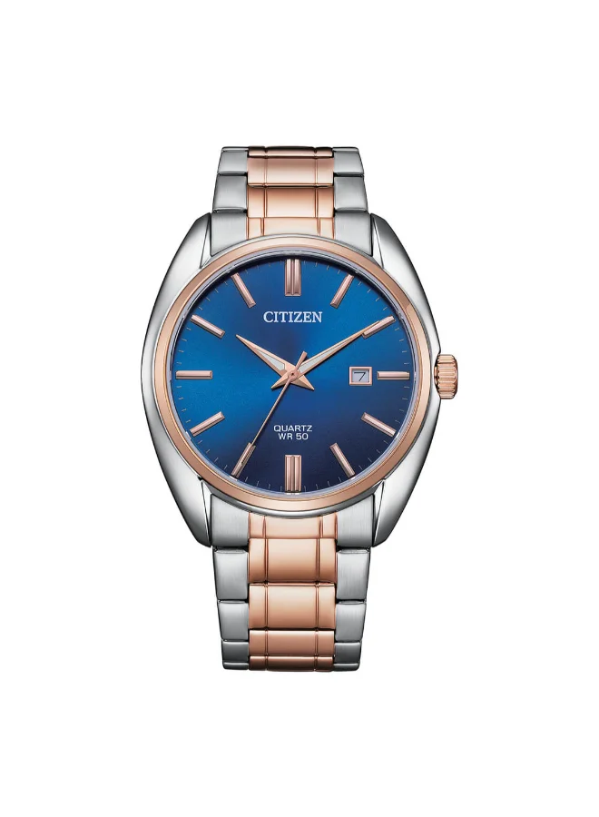 CITIZEN Men's Stainless Steel With Two-Tone Pink Gold Plating Quartz Men Watch BI5104-57L - 41 mm
