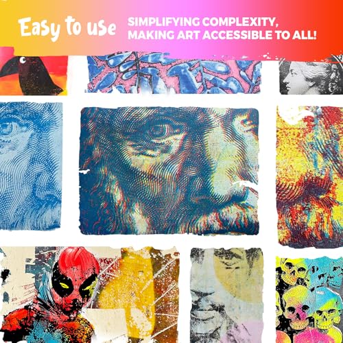 GELELF Upgraded Gel Printing Plate No Aging & Bubbling, Mini Size 3" x 5" Reusable Gel Plates for Monoprinting -Printmaking Art Supplies for Card Making, Book Press, Journaling, Scrapbooking - Image 4