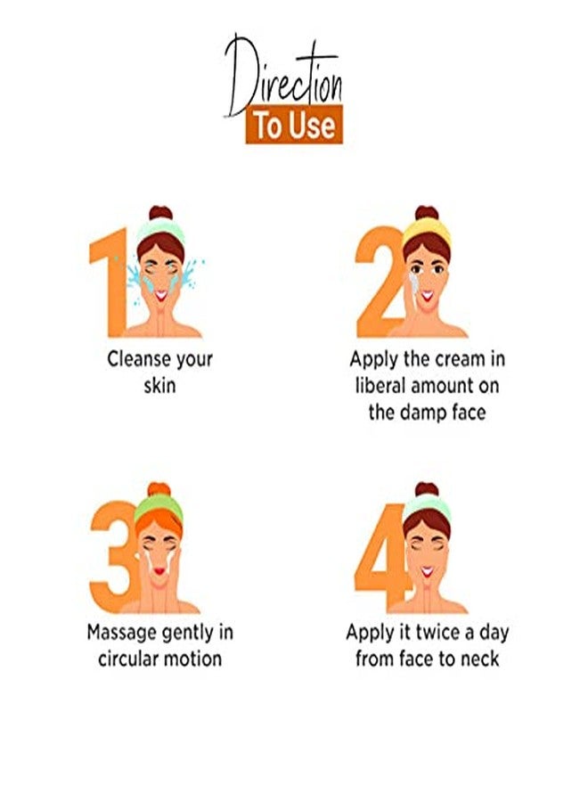 Vedic Line Vedicline Vitamin C Day Cream, Stops Signs Of Aging, For Dull & Damaged Skin With Citrus Lemon Extract, Aloe Vera, Sweet Almond Oil, For Bright Skin, 50ml - Image 4