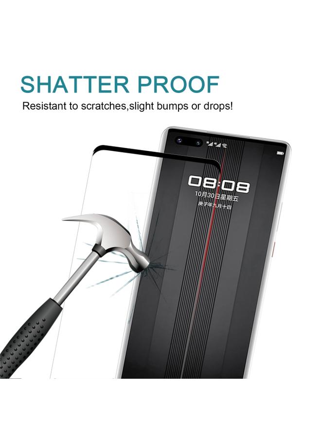 Premium 9H 3D HD Curved Edge Tempered Glass Screen Protector for Huawei Mate 40 RS Porsche Design  - Image 4
