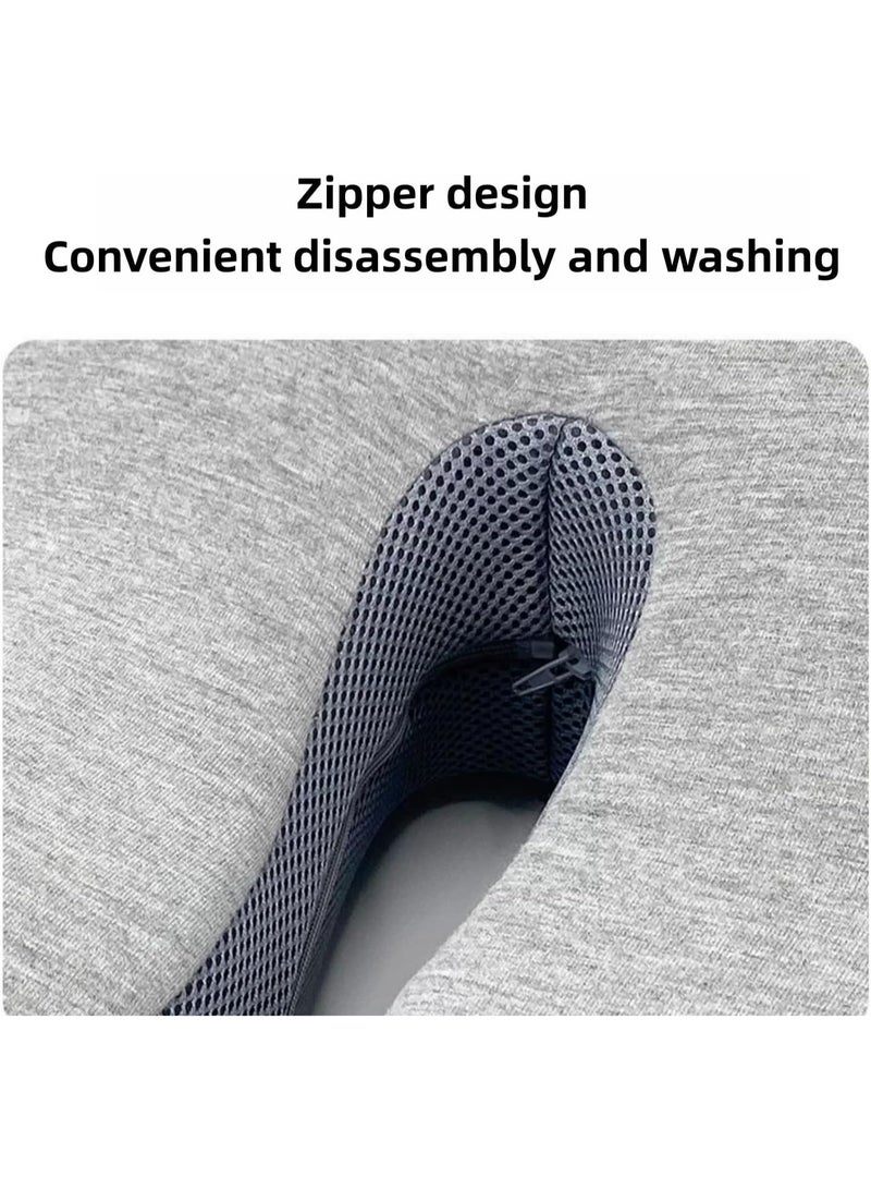Bukela Leg Elevation Pillow with Memory Foam, High-Density Leg Rest Elevating Wedge Pillow Relieves Leg Pain, Improves Blood Circulation, Reduces Swelling,Breathable and Washable Cover,Lumbar Support Pillow for Sleeping Reading Relaxing - Image 5
