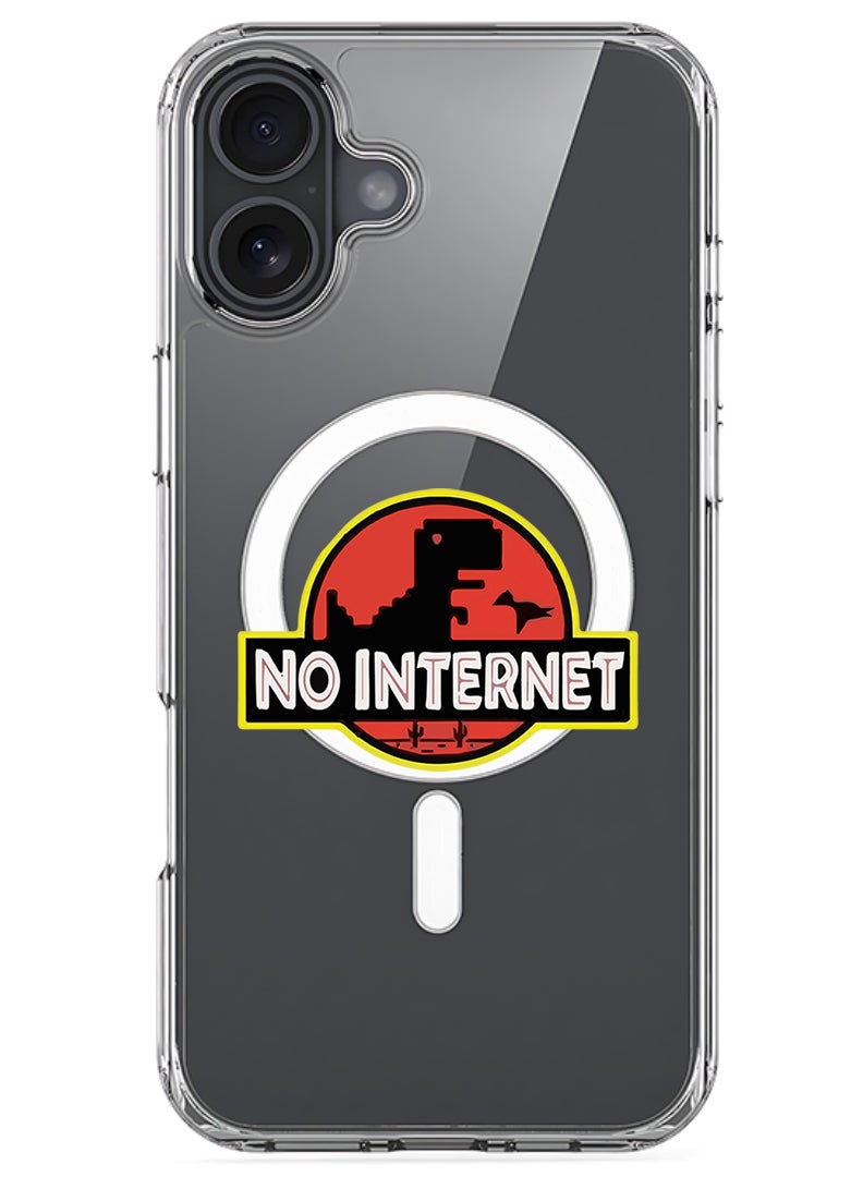 Theodor Magnetic Case for Apple iPhone 17 Compatible with MagSafe Wireless Charging, Shockproof Phone Bumper Cover - No Internet - Image 1