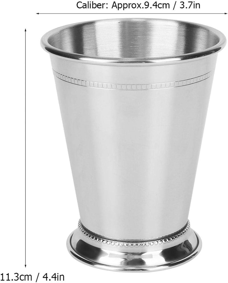 Beufee 3pcs Stainless Steel Cocktail Cups Mint Julep Cups Mixed Drinks Glass Bar Beer Mug 13.5oz/400ml Bar Accessories - Image 4