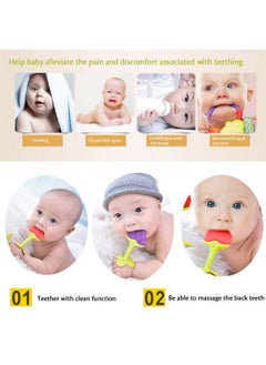 6 Pack Baby Teething Toys For Newborn Infant Bpa Free Freezer Safe Silicone Fruit Baby Teethers Soothe Babies Gums Set For Babies 06 Months 612 Months - pzsku/Z365A7DE739AFA61B5B8DZ/45/_/1697459746/d1c69ae1-4641-402a-b60e-3c5727c756fb