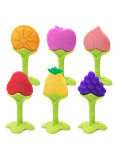 6 Pack Baby Teething Toys For Newborn Infant Bpa Free Freezer Safe Silicone Fruit Baby Teethers Soothe Babies Gums Set For Babies 06 Months 612 Months - pzsku/Z365A7DE739AFA61B5B8DZ/45/_/1697459758/f10a364b-68b2-44a9-8eb2-bf2cc0b4b0b9