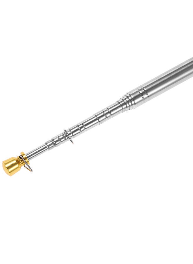 NIBEMINENT 2.5 Meters Flagpole Stainless Steel Telescopic Flag Pole Black & Orange 0.143kg - Image 3