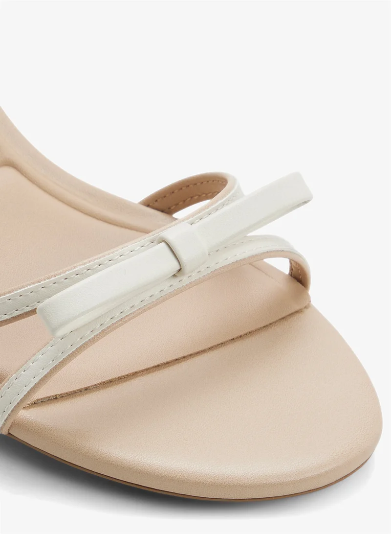 Aldo MEDIUM BEIGE Boula Ankle Strap Heeled Sandals for Women | Best Price UAE