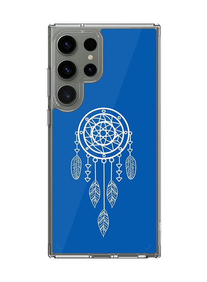 Stylizedd Classic Clear Case for Samsung Galaxy S24 Ultra , Hybrid Soft Case Flexible Edges Anti Drop TPU PC Gel Thin Transparent Cover - Dream Catcher - Image 1