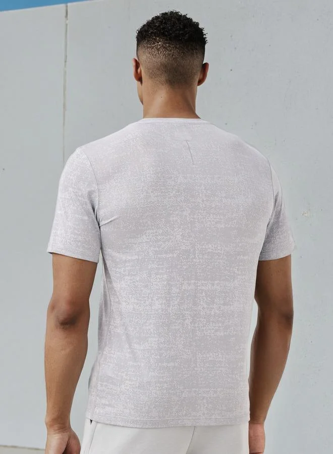 Splash Active  Regular Fit Performance T-shirt for Men | Best Price UAE