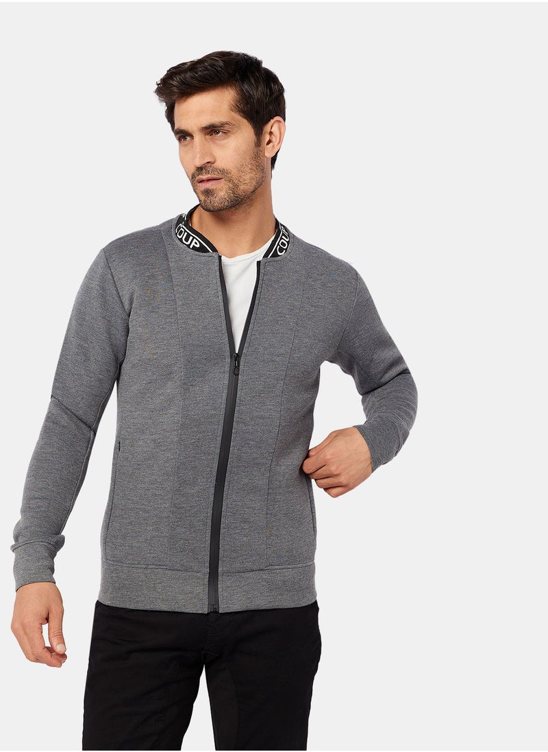 Coup - Logo Collar Zipper Jacket - Image 1