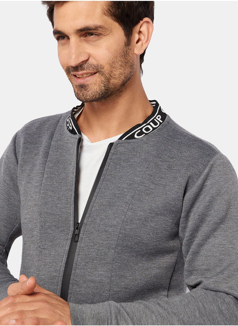 Coup - Logo Collar Zipper Jacket - Image 1